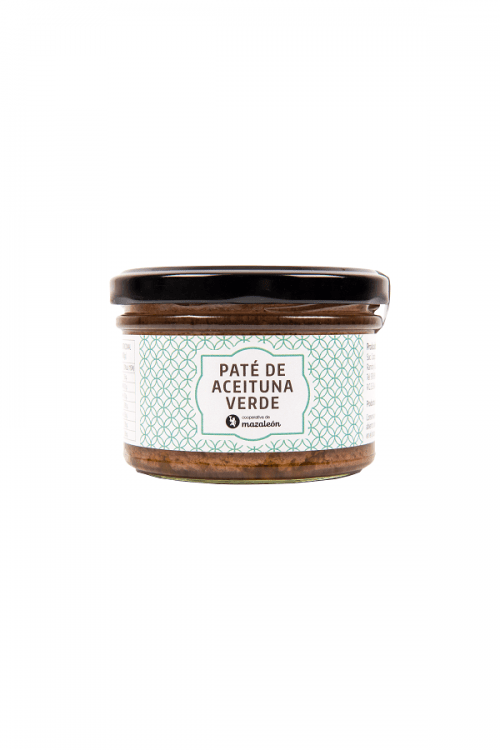 Paté aceitunas arbequinas tarro cristal 150gr.