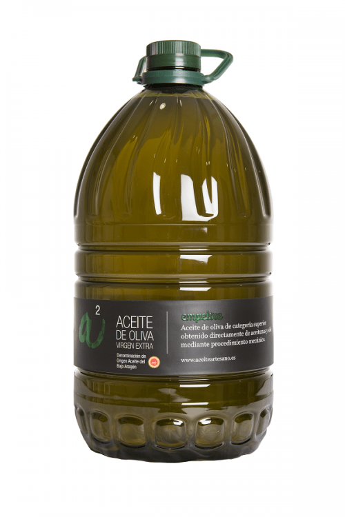 Aceite de oliva Virgen Extra D.O.P. Aceite del Bajo Aragón A2 Aceite artesano Empeltre.